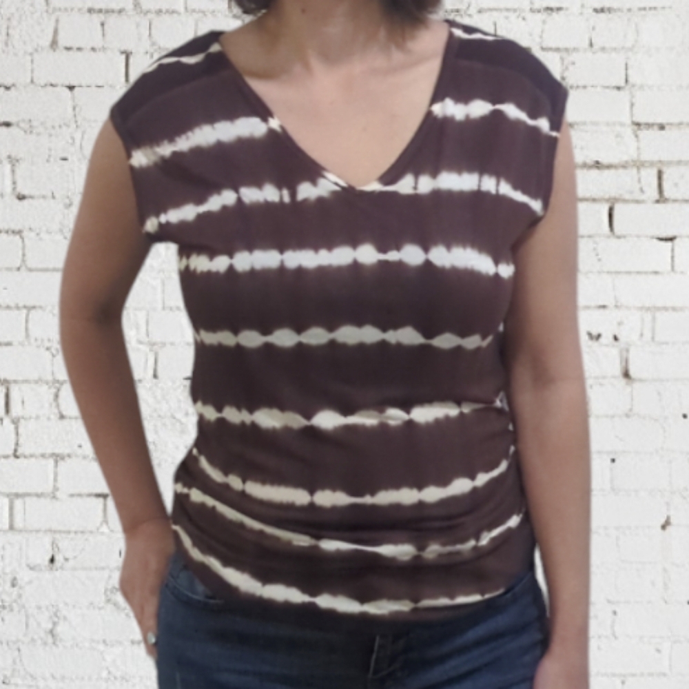 XCVI Tie-dye Sleeves Top ~ NWT